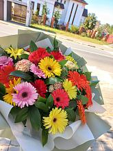 Букет цветов из:  Герберы #REPLACE_PRED# Могойтуе